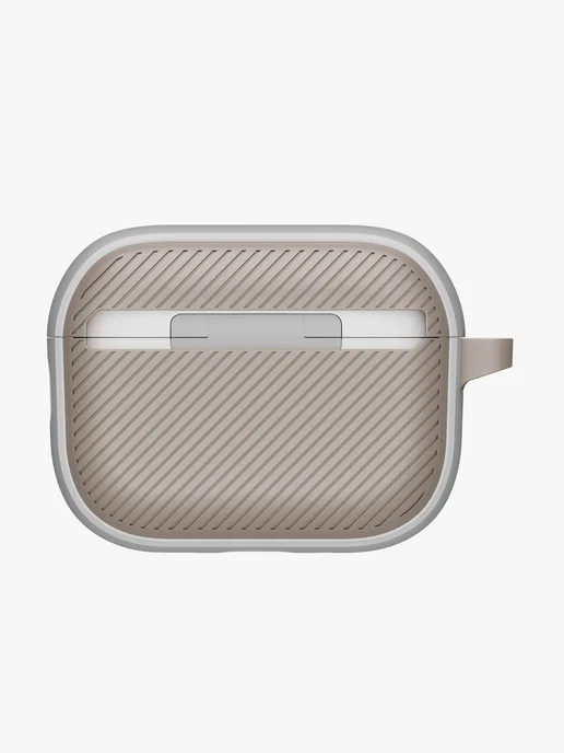 UNIQ Чехол на Airpods Pro 3, CLYDE с замком противоударный, серый, фото 3