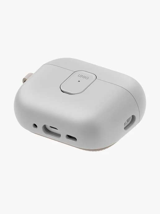 UNIQ Чехол на Airpods Pro 3, CLYDE с замком противоударный, серый, фото 5