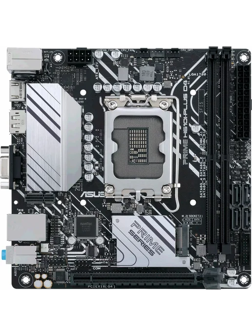 Asus Материнская плата PRIME H610I-PLUS D4-CSM ГБ mini-ITX, черный