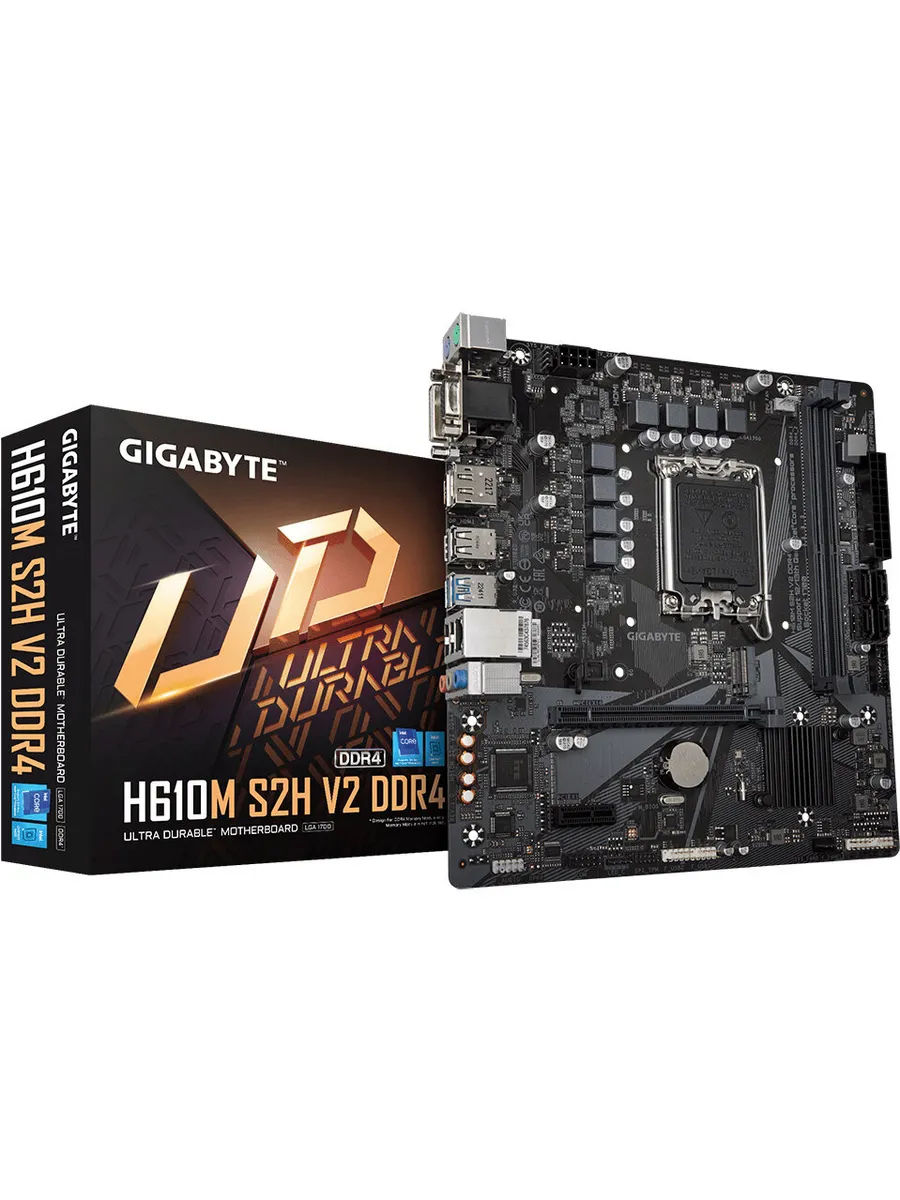 Материнская плата H610M H V3 DDR4 Gigabyte 679405637 купить за 9 630 ₽ в интернет‑магазине Wildberries