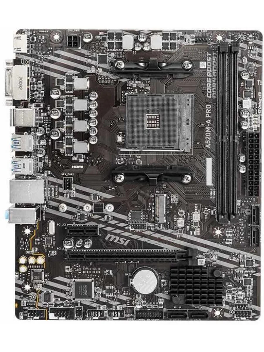 Материнская плата A520M-A PRO MSI 679405693 купить за 8 012 ₽ в интернет‑магазине Wildberries