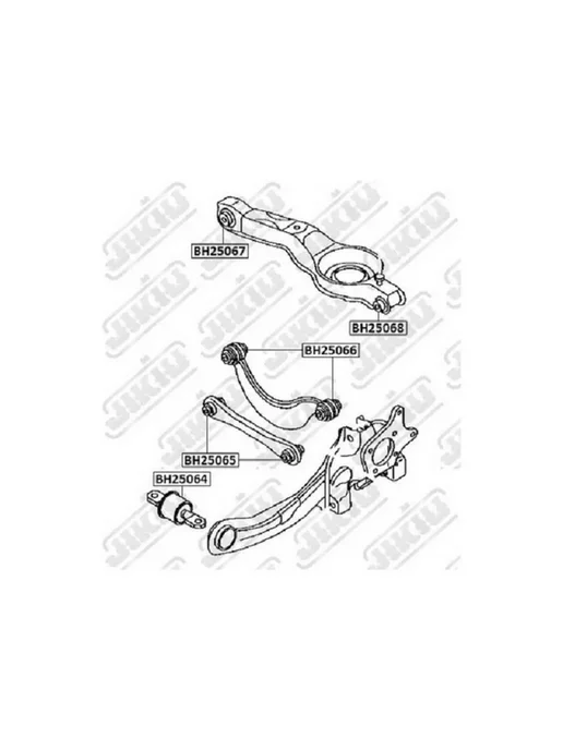 JIKIU Сайлентблок задн подвески FORD FOCUS II, MAZDA 3 (BK, BL)) B, вариант, фото 3