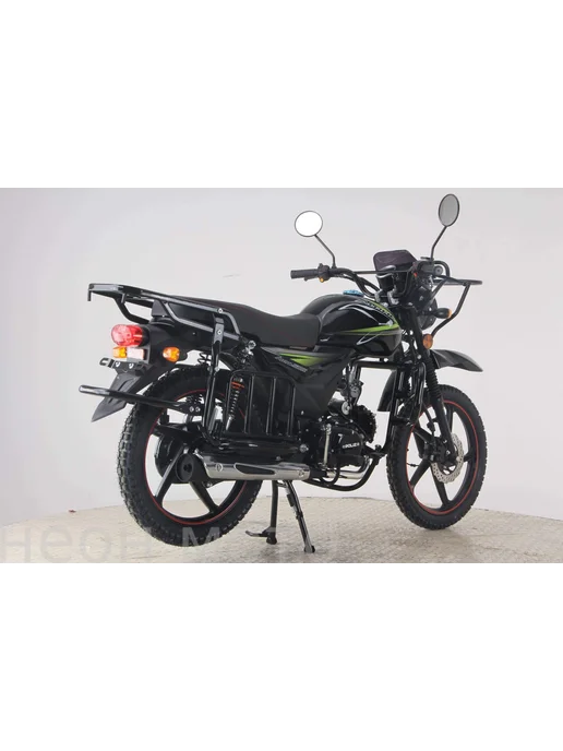 мопед взрослый бензиновый двухместный Roliz OFFROAD ES, черный, фото 3