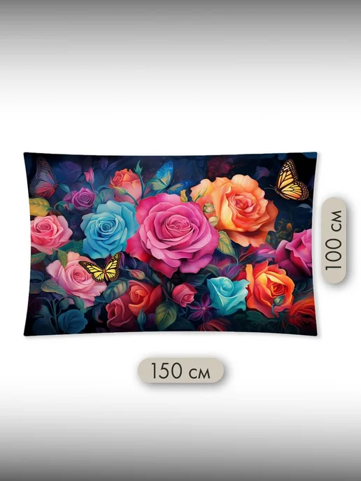 PrintyFull Панно тканевое 150x100 см розы, цветущие, 150x100 см, фото 2