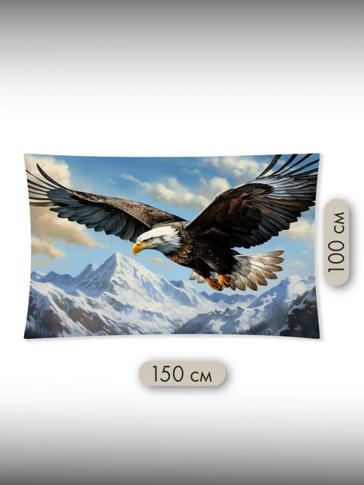 PrintyFull Панно тканевое 150x100 см орел, крылья, 150x100 см, фото 2