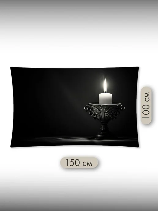 PrintyFull Панно тканевое 150x100 см черно-белая, 150x100 см, фото 2