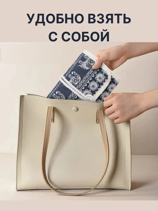 SmirreShop Органайзер футляр для крючков и рукоделия, синий, фото 5