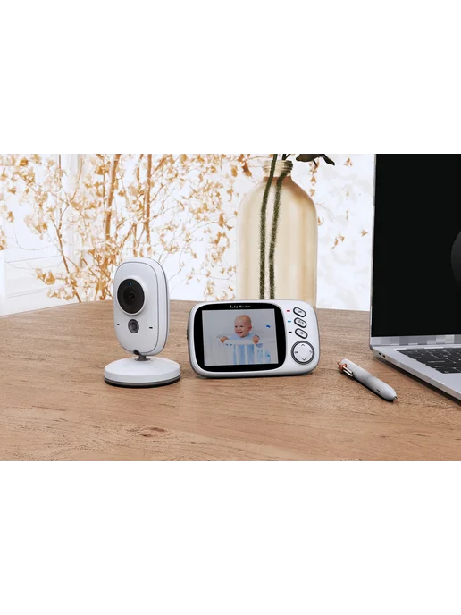 Reletech Беспроводная радионяня, Baby Monitor VB603, белый, фото 2