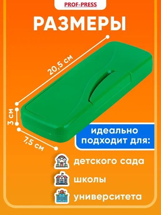 Prof-Press Пенал школьный для мальчика и для девочки 1 шт, 1 шт, фото 3