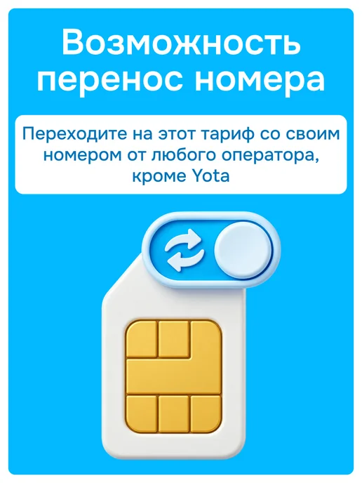 Yota Сим карта Йота с безлимитным интернетом за 800 руб мес, вариант, фото 5