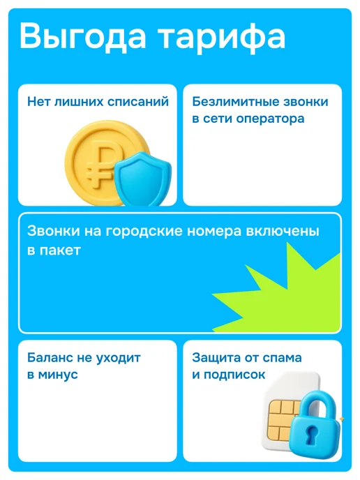 Yota Сим карта Йота с безлимитным интернетом за 800 руб мес, вариант, фото 6