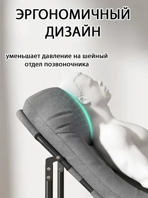 mircamping Раскладушка с матрасом взрослая для сна 200x83x38CM, серый, фото 4