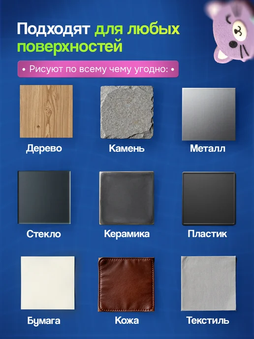 NB Nabil Акриловые маркеры набор для рисования и скетчинга 12 шт, 12 шт, фото 4