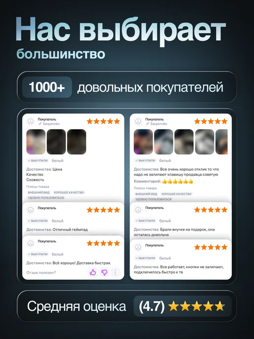 Игровой Геймпад PS4, ПК, смартфона и планшета, синий, фото 6