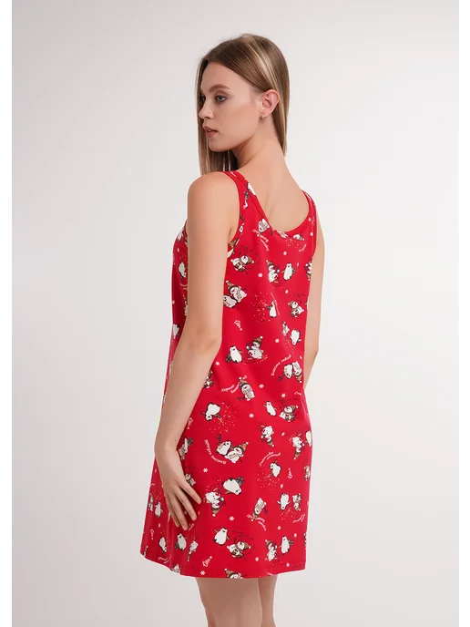 CLEVER WEAR Сорочка для сна, красный, фото 3