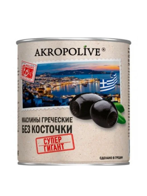AKROPOLIVE Маслины крупные без косточки 810г 1шт, 810 г, 2 шт, фото 7