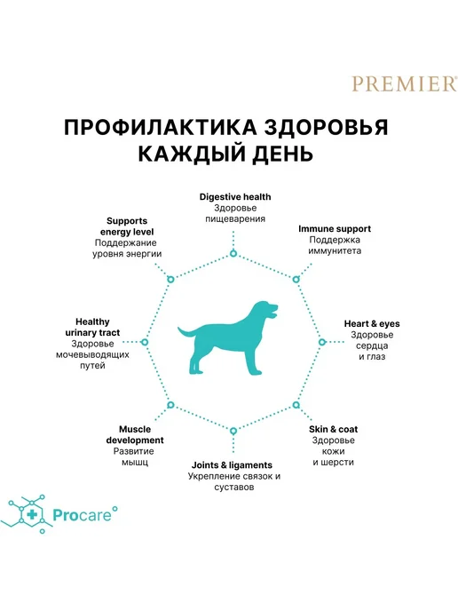 Сухой корм PREMIER Пищеваре… для собак, средние, чувствительное пищеварение, 10 кг, фото 8