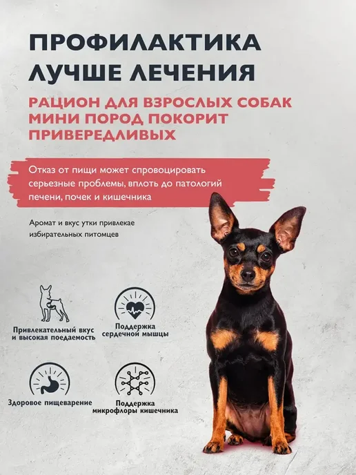 Сухой корм Brit care Привередливых Вкусу для собак, индейка, 3 кг, фото 3