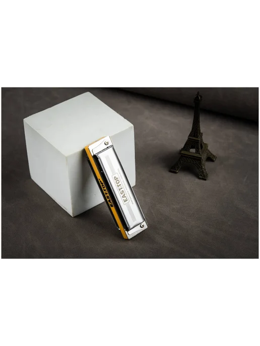 EASTTOP Губная гармоника диатоническая PR020 2.0 Bb, оранжевый, фото 8