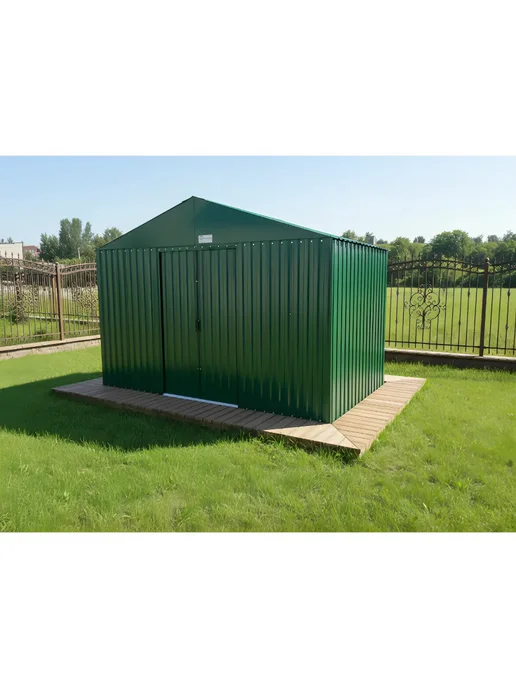 ПОДСОБНИК Хозблок СИМ 3х1,5 RAL 6005 Зеленый мох, 3x2.5
