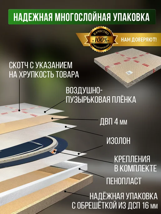 БРИДЖХОУМ Зеркало "Лотос" 90х60 см с подсветкой, 90x60 см, фото 3