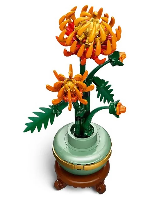 LEGO Botanicals 10368 Хризантема, зеленый, фото 3