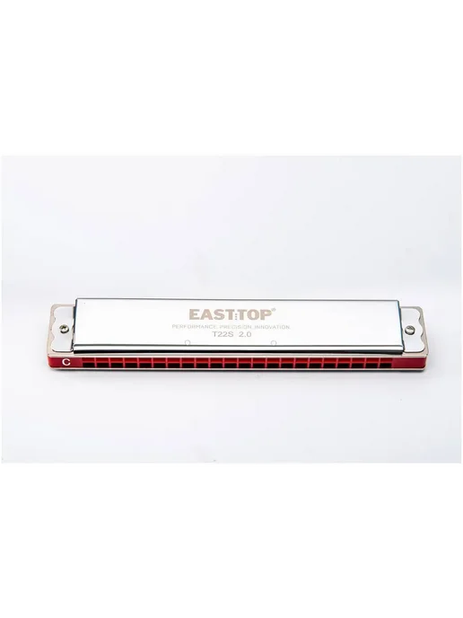 EASTTOP Губная гармоника тремоло T22S 2.0 C, 20 20 отв, 40 язычков, серый, фото 2