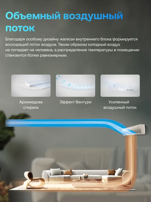 Haier Сплит-система кондиционер 9 Flexis ON-OFF, 25 м2 wifi Алиса, желтый, фото 2