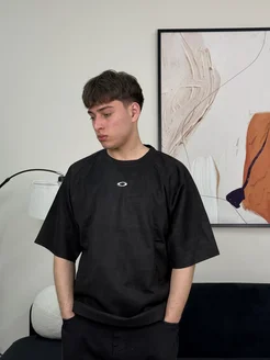 Футболка оверсайз, черная