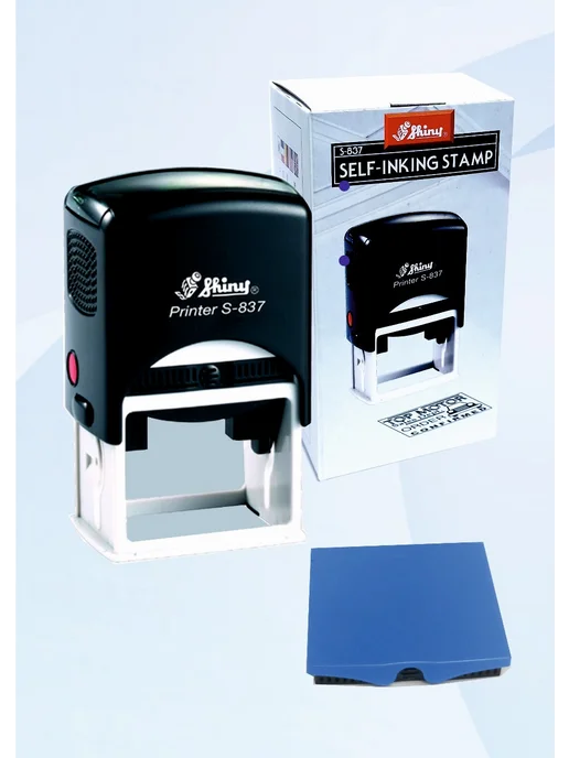 Shiny Printer S-837 Автоматическая оснастка для штампа, черный, фото 2