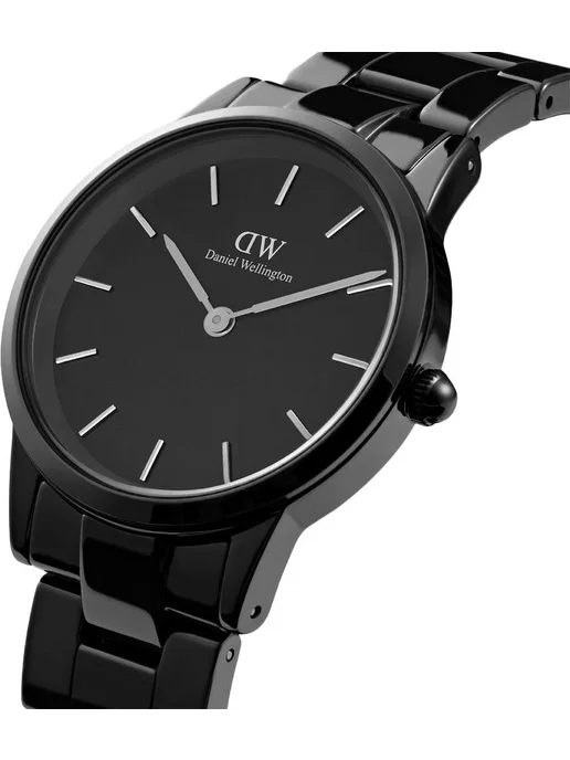 Daniel Wellington Наручные часы Iconic Link Ceramic DW00100414, черный, фото 2