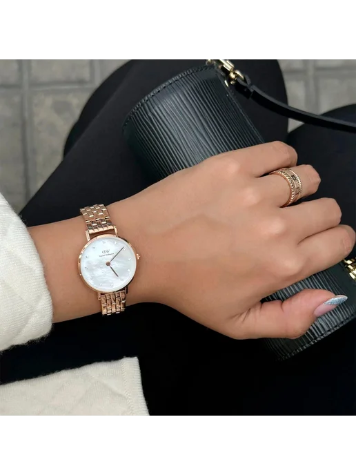 Daniel Wellington Наручные часы Petite Lumine DW00100613, белый, фото 4