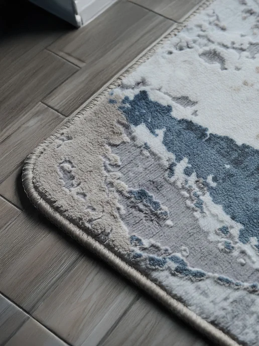 SoftCarpet Коврик для ванной и туалета CHUKMA 0,5х0,8+0,5х0,5, 0.5x0.8, фото 3