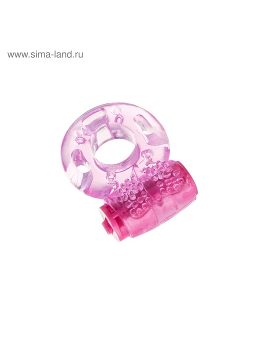 Sima-land Эрекционное кольцо с вибрацией, d=3.6 см, розовый, фото 2
