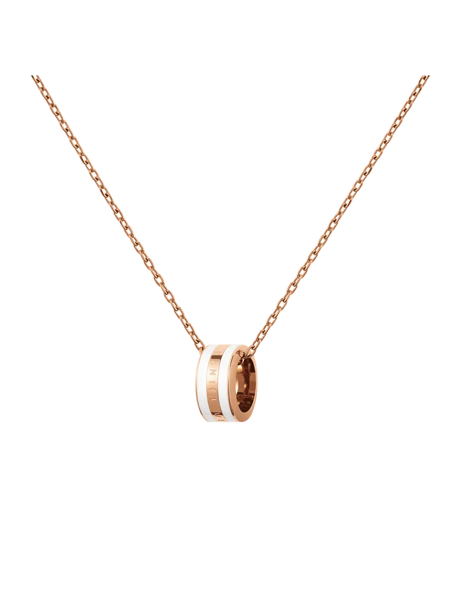 Колье Daniel Wellington Emalie Necklace Satin White (DW00400153)