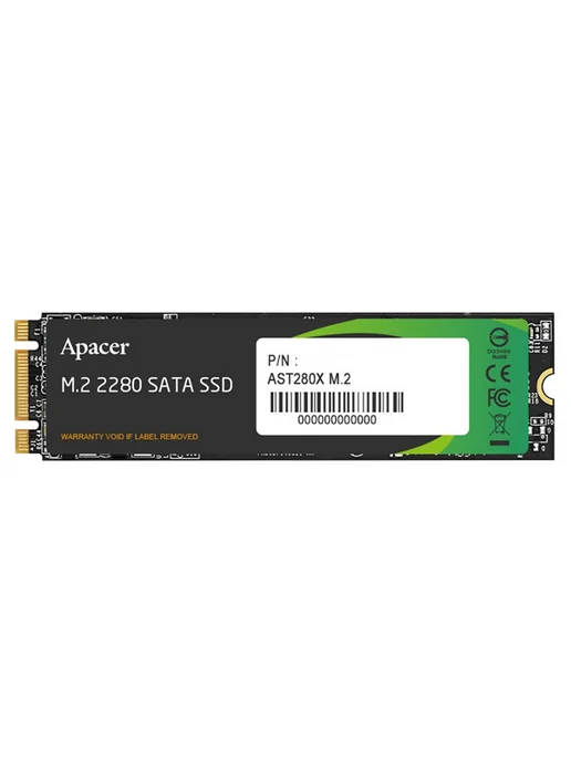 Apacer SSD диск 512GAST280X-1, 512 ГБ SATA, 280x1, 512 ГБ
