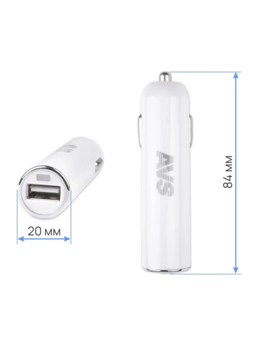 Зарядка в прикуриватель USB 1 порт 1,2А, 0.9А, фото 3