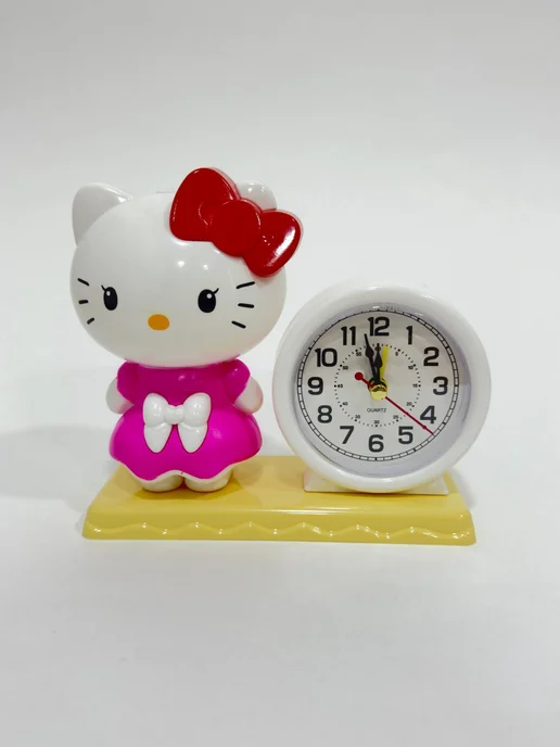 Детские часы будильник GIFTMANIA, красный