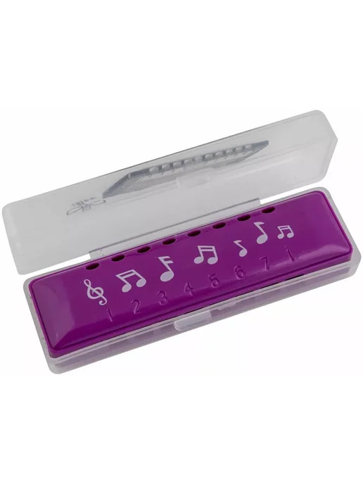 Bee Music Гармоника губная детская, 8 отверстий DF8A PURPLE, фиолетовый