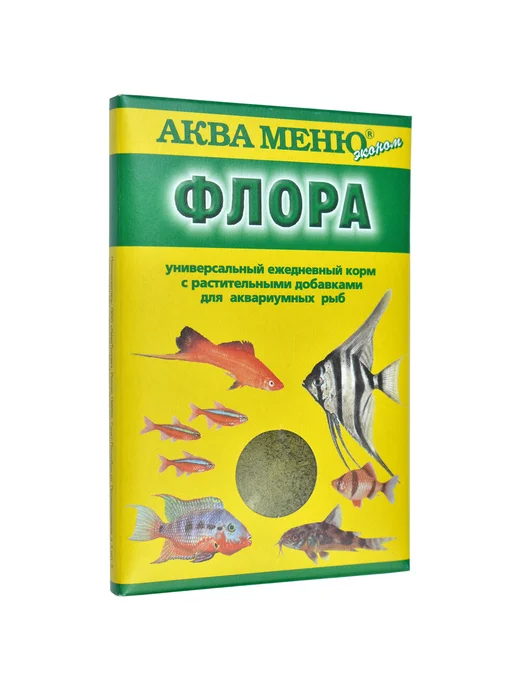 АКВА-МЕНЮ Корм для рыб Флора 30г, 30 г