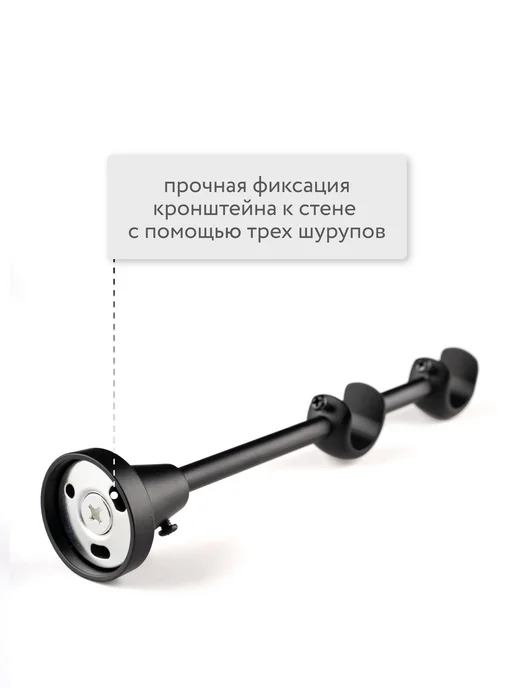 Ле-Гранд Кронштейн для карниза 19мм на стену двухрядный 2шт, 2 шт, фото 3