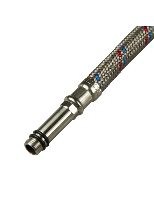 CTM Подводка для смесителей нейлон 1 2"xM10x80 см (пара), 10x80 см, фото 4