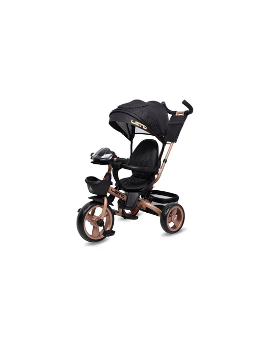 LTBIKE Велосипед трёхколёсный детский LETO, 12 10 PU, черный, фото 2