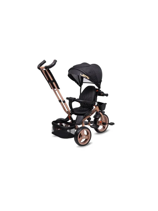 LTBIKE Велосипед трёхколёсный детский LETO, 12 10 PU, черный, фото 3
