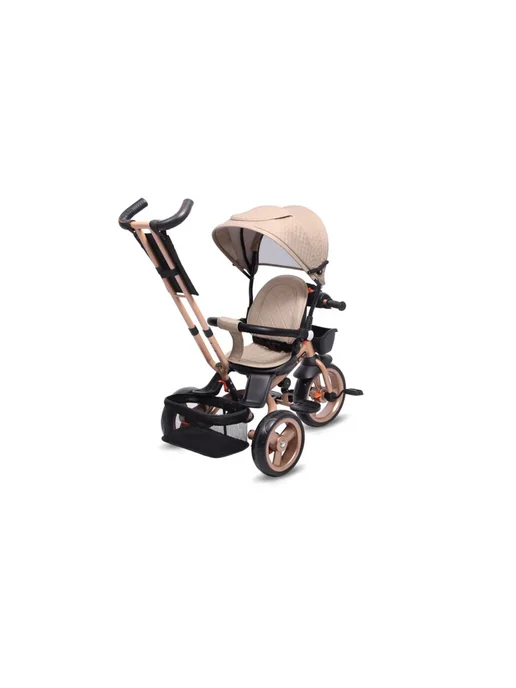 LTBIKE Велосипед трёхколёсный детский LETO, 12 10 PU, бежевый, фото 2