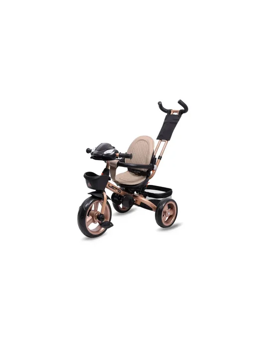 LTBIKE Велосипед трёхколёсный детский LETO, 12 10 PU, бежевый, фото 5
