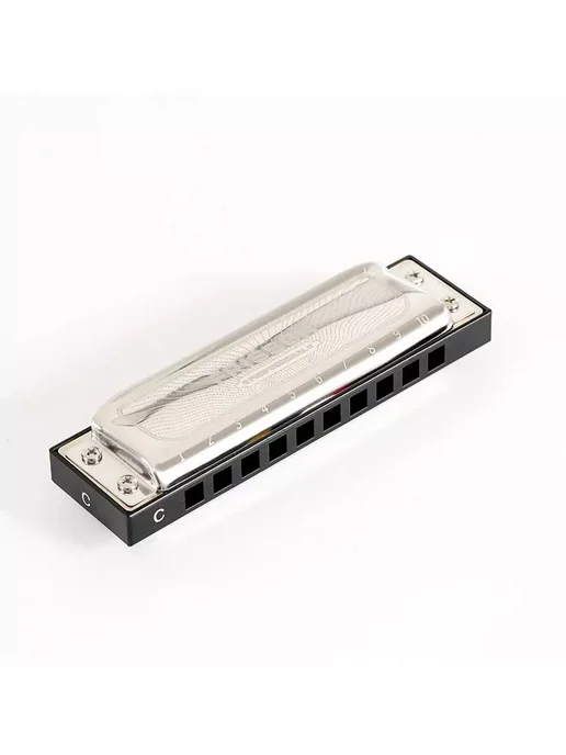 EASTTOP Губная гармоника диатоническая PRO20 FRISSON A, серый, фото 3