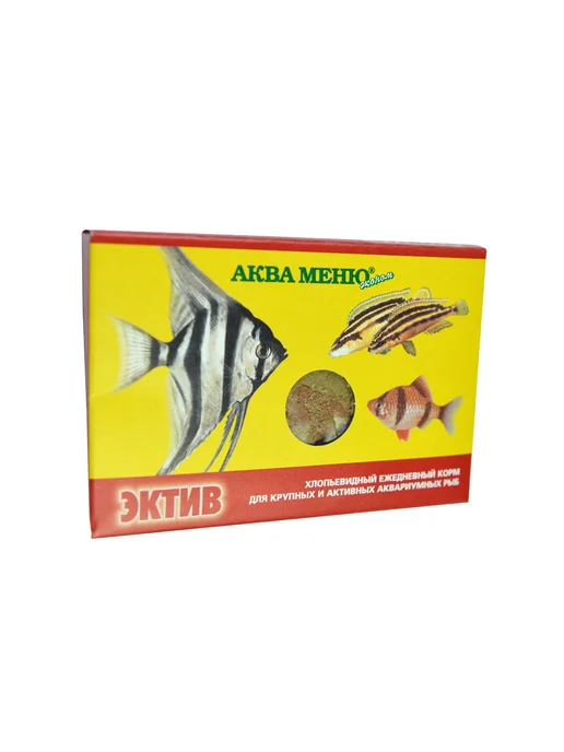 АКВА-МЕНЮ Корм для рыб Эктив 11г, 11 г