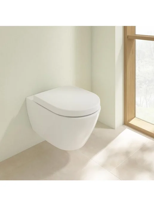 Villeroy & Boch Унитаз подвесной Subway 2.0 без сиденья, белый, фото 6