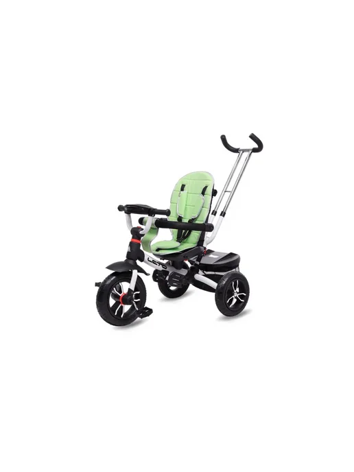 LTBIKE Велосипед трёхколёсный детский LETO, 12 10 надувные, зеленый, фото 5